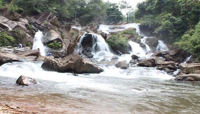 Polluru Falls, is among the most beautiful places to visit in Maredumilli.
