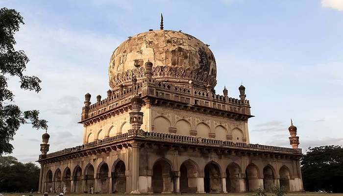 See the Qutb Shahi Tombs near Bazaar
