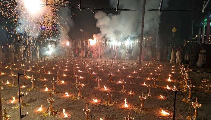 Vibrant festival celebrations at Ragigudda Temple