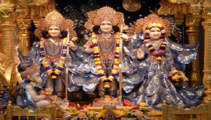 Idols of Rama and Sita, Shri Kale Ram Temple