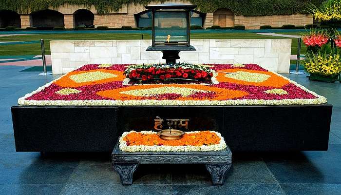 Raj Ghat was built in memory of Gandhi Ji