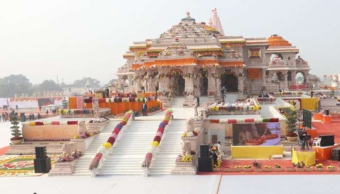 The famous temple of Ram lalla, one of the most sacred places in Uttar Pradesh