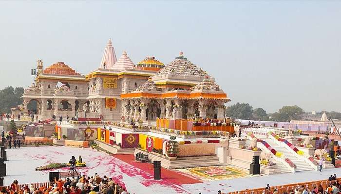 The statue of Lord Rama at Ram Janmabhoomi