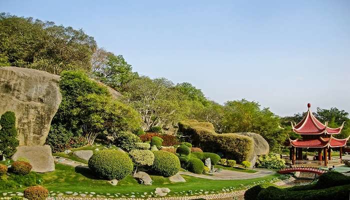 Majestic Ramoji Film City garden to explore.
