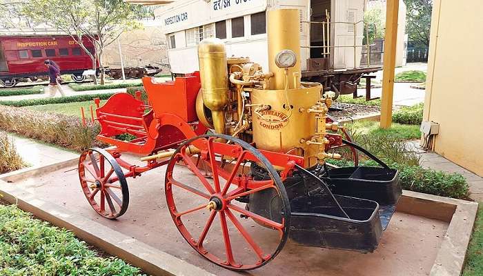 Rare artefacts and vintage telephones at Rail Museum Mysore