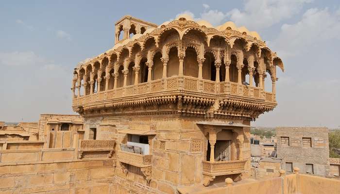 An old haveli at Kuldhara village Jaisalmer