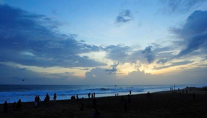 Serene view of Shanghumugham Beach