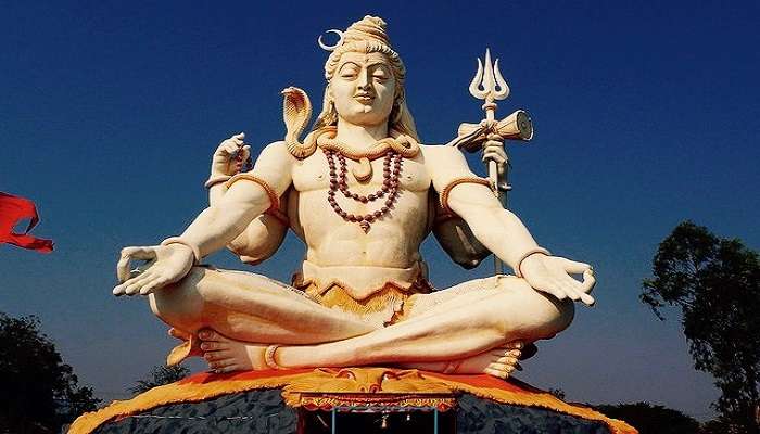 The tall statue of Lord Shiva at Shivagiri