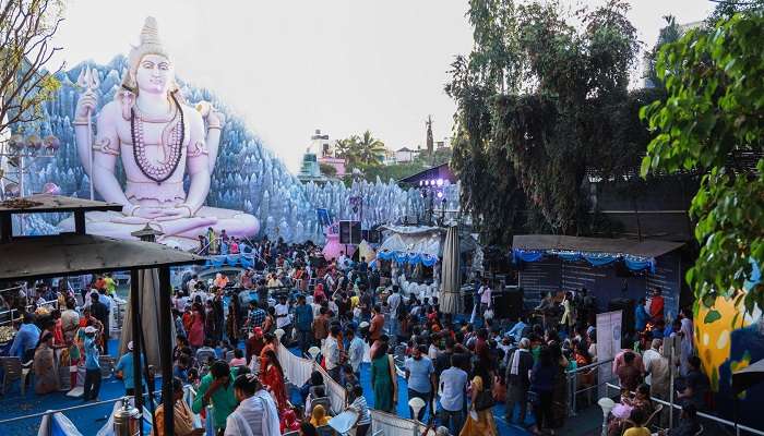 Majestic Lord Shiva Temple at Shivoham Shiva Temple in Bellandur