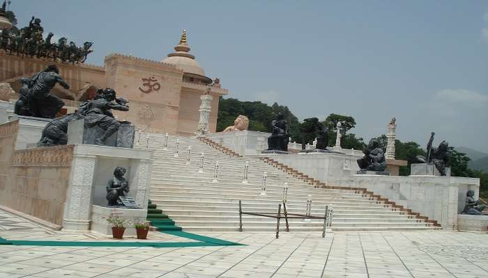 Beautiful shot of the Mata ji Temple near Kuthar Fort