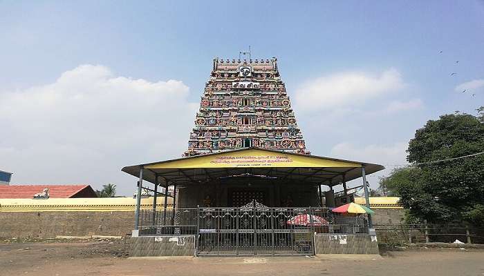 Main entrance of Shri Aadhipureeswarar Temple