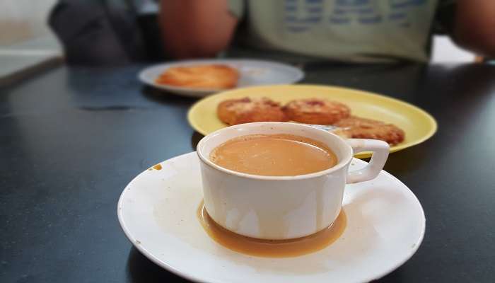 Relax and take a sip of some Irani Chai with Osmania Biscuits