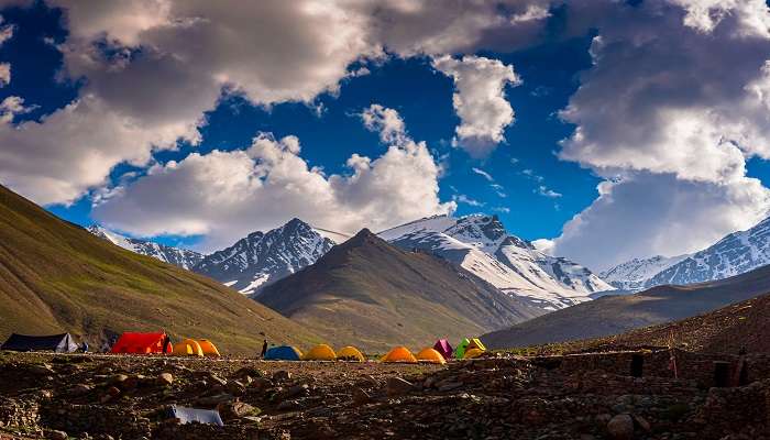 Base Camp at Stok Kangri Trek.