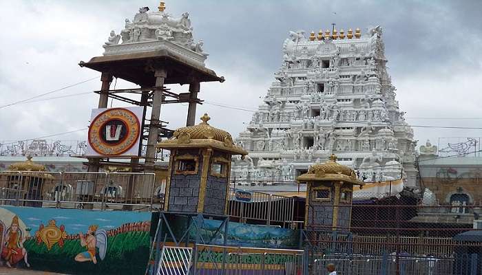 Sri Venkateswara Swamy Temple in Tirumala, a must-visit place near Vijayawada with friends.