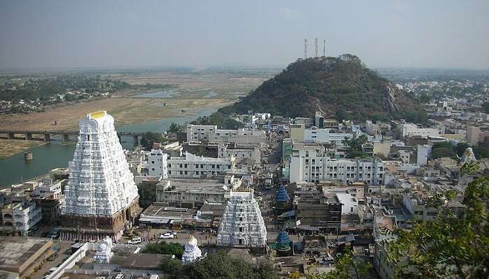 Srikalahasti Temple, located at a distance of about 40 kilometres