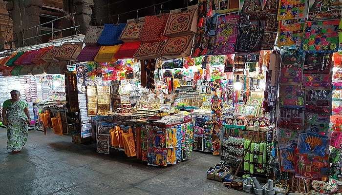 view of Sultan Bazaar for shopping in Hyderabad