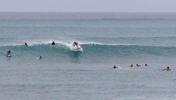 Experience surfing at the pristine water of Pantai Pererenan