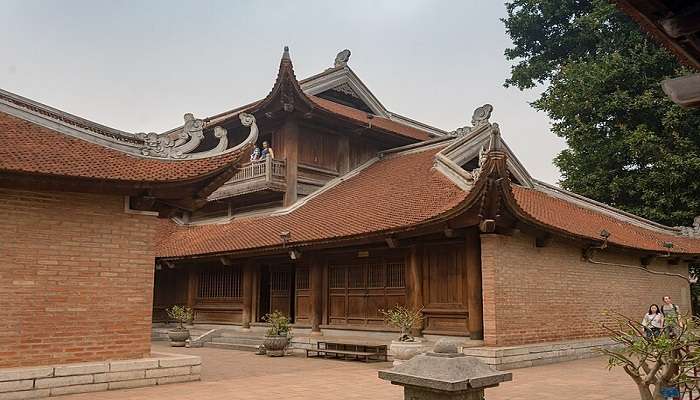 Temple of Literature in Hanoi in September