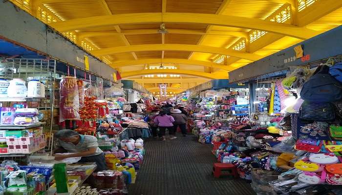 Central Market in Phnom Penh, Cambodia to visit near Tuol Sleng Genocide Museum.