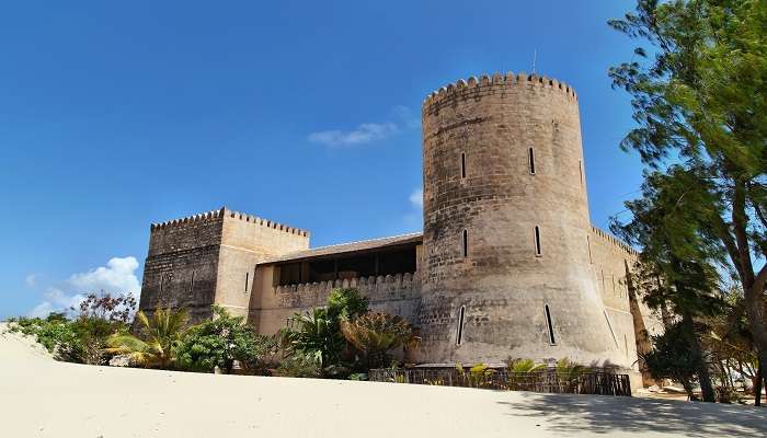A famous castle situated on the Shela Beach