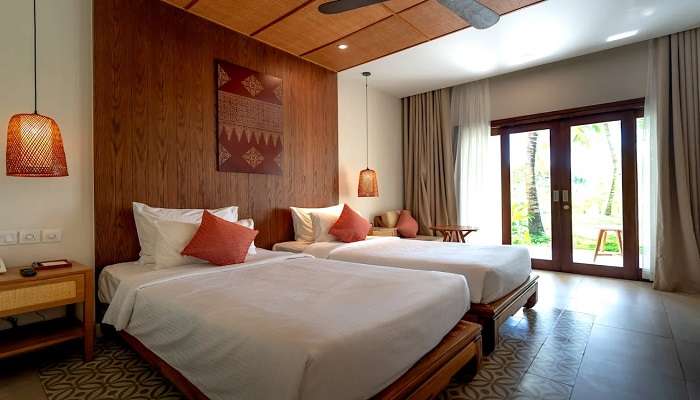 The Mayfield Resort Vagator is one of the best hotels near Anjuna Beach Goa