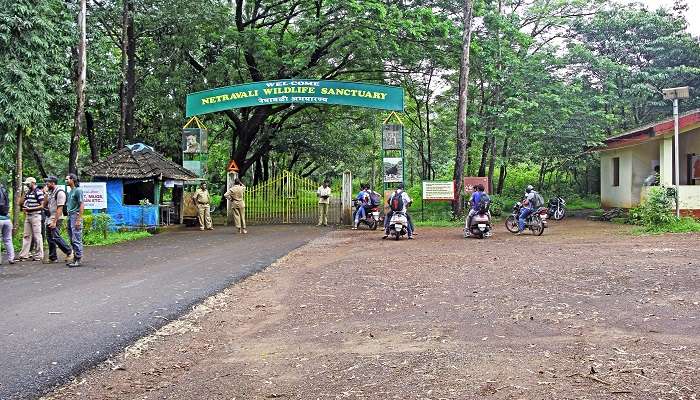 The Entry to Netravali Wildlife Sanctuary to visit in Goa.