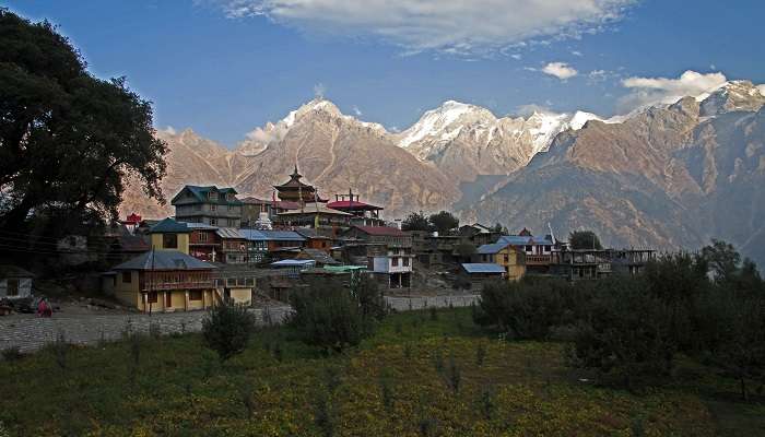  Scenery at Kalpa in India