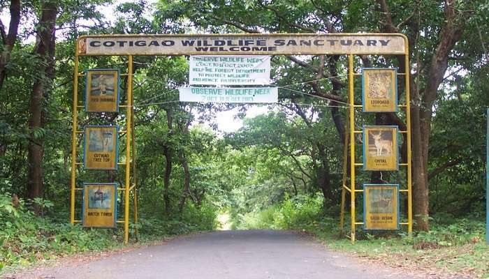 The entrance of Cotigao Wildlife Sanctuary