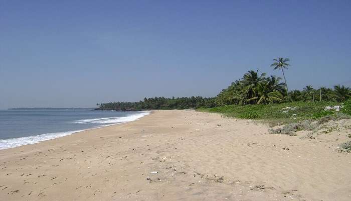 The scenic beauty of Thottada Beach