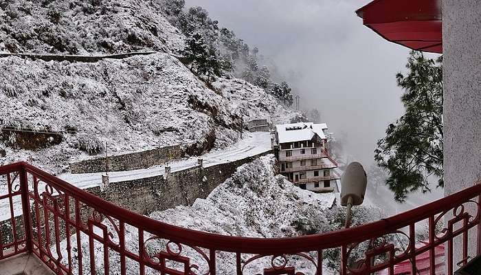 Scenic view of Barog Himachal pradesh