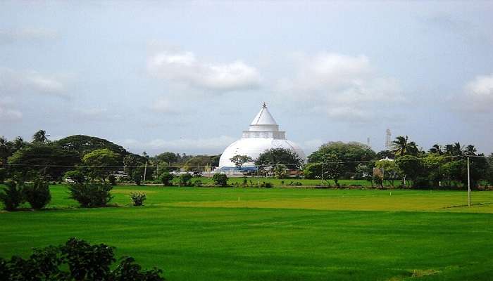 Visit Tissamaharama Stupa which is near the beach