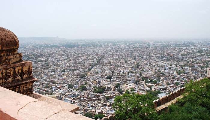 Exterior view of the Nahargarh Fort, Jaipur