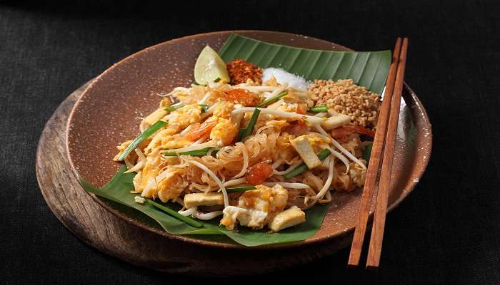 Pad Thai served at a restaurant in Domlur