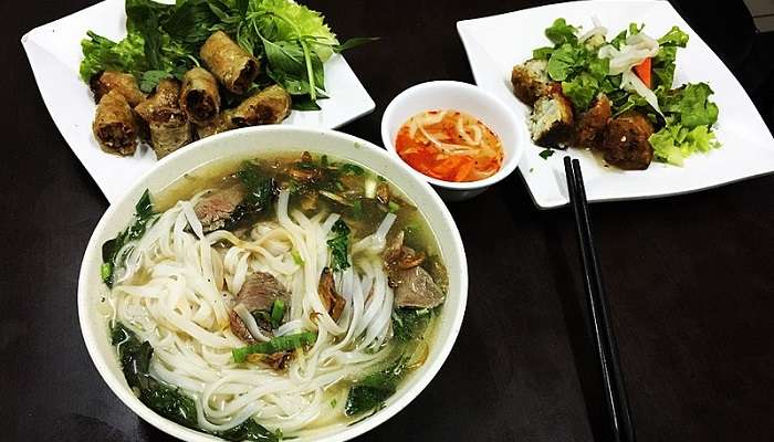When in Vietnam, try the Vietnamese food
