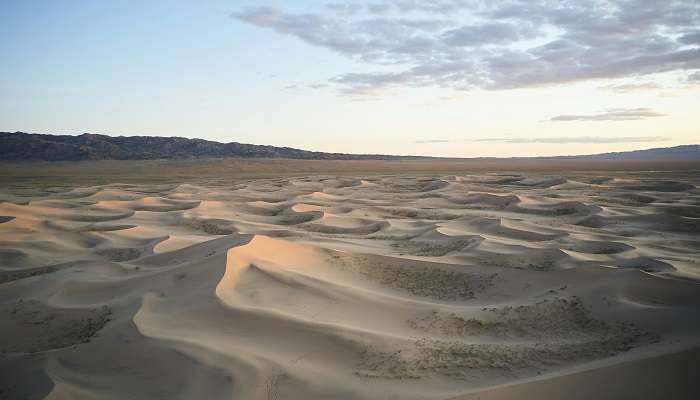 Sunset view in Sam Sand Dunes, Thar Desert 