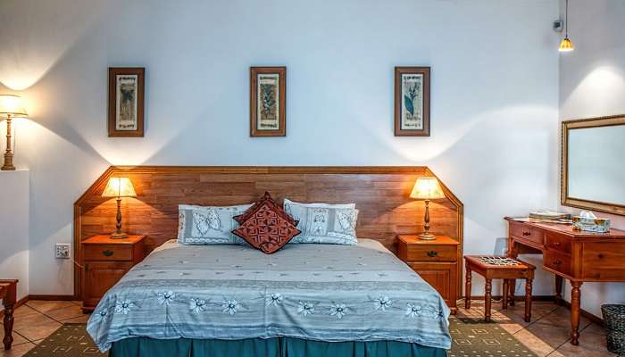 bedroom of one of the best Hotels in Neyveli