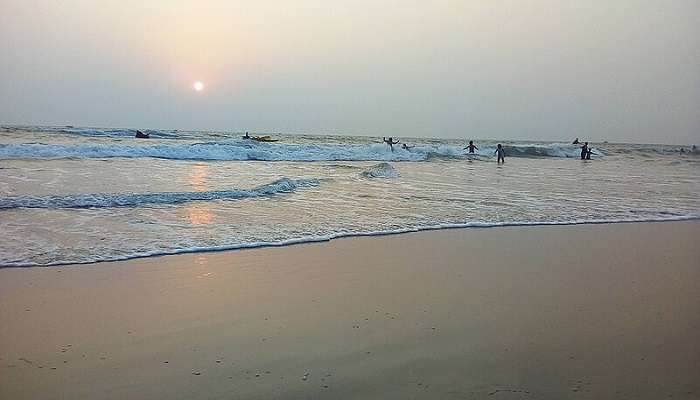 A sunset photo taken by a tourist at Varca 