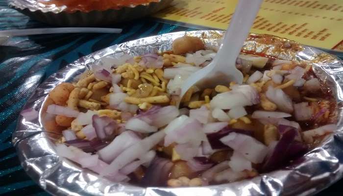 A sumptuous plate of Indori chaat