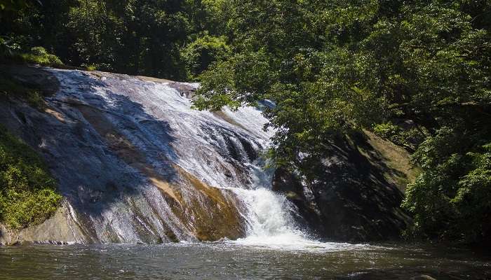 Dhoni Waterfalls surrounded by Western Ghats near Walayar