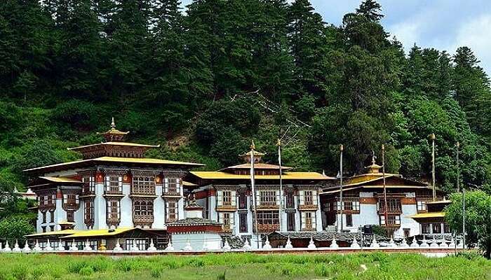 Kurjey Lhakhang in Bumthang Bhutan