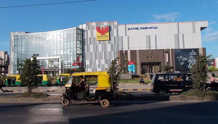 The view of Phoenix Mall, Bengaluru near hotels in Mahadevapura