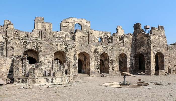 discover the rich architecture of golconda fort in hyderabad