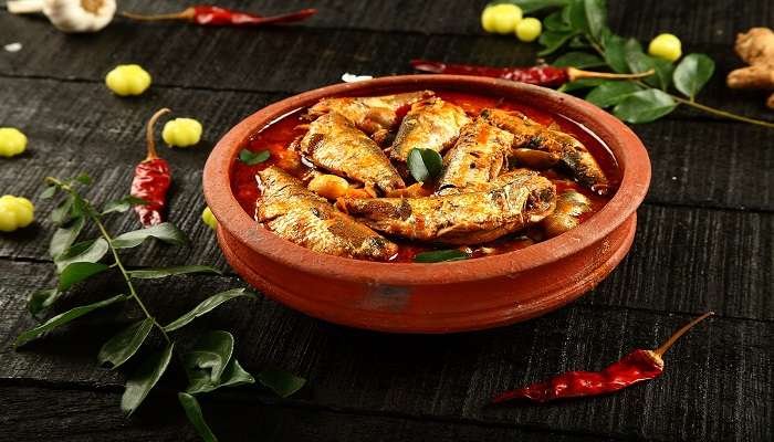 Sardine fish curry served at the best restaurants in Kakkanad