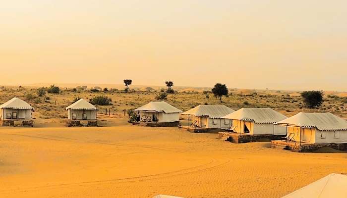camps in sam dunes jaisalmer