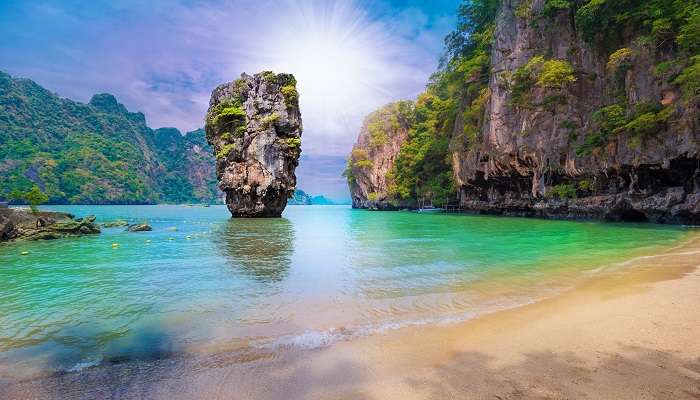 Beautiful Beach of Khao Phing Kan