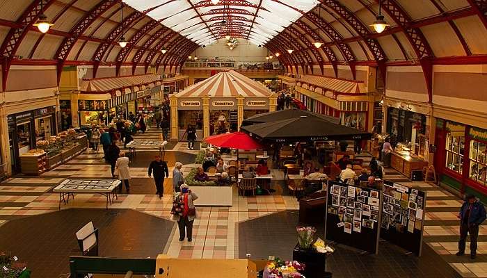 Aerial view of Grainger Market