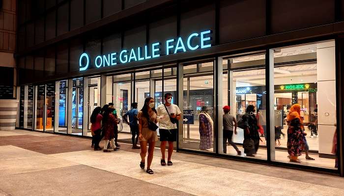 A shopping mall in Sri Lanka