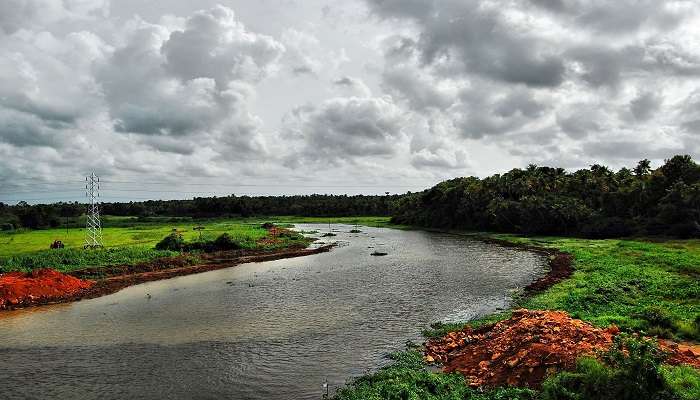 View of Thumboormuzhi Dam in Angamaly