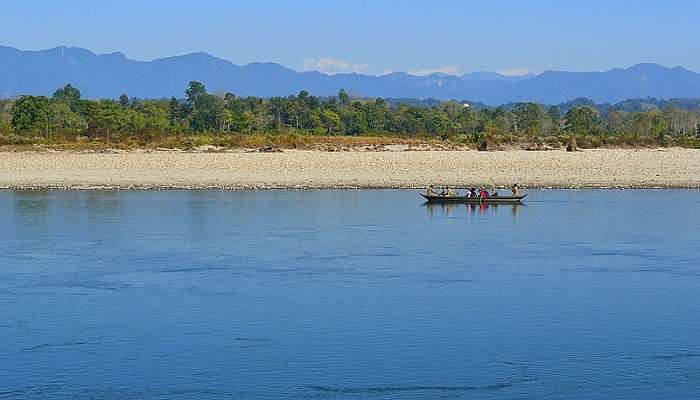 Nameri National Park river view with lush greenery