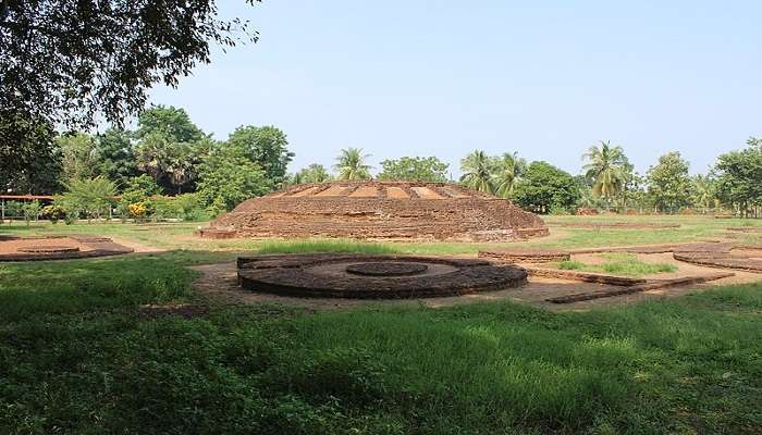 Ruins of Buddhist stupa